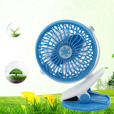 Portable Mini USB Fan 360 degree Rotation Clip Fan