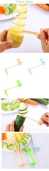 1Pcs Carrot Spiral Slicer Kitchen Vegetable Cutting Models Potato Cutter