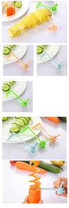 1Pcs Carrot Spiral Slicer Kitchen Vegetable Cutting Models Potato Cutter