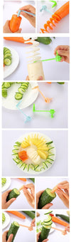 1Pcs Carrot Spiral Slicer Kitchen Vegetable Cutting Models Potato Cutter