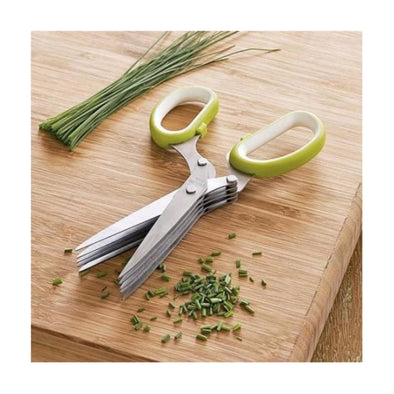 19cm Minced 5 Layers Cutter Herb Kitchen Basil Spices