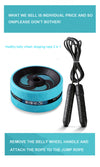 New 2 in 1 Ab Roller&Jump Rope No Noise Abdominal Wheel Ab Roller with Mat