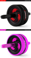 New 2 in 1 Ab Roller&Jump Rope No Noise Abdominal Wheel Ab Roller with Mat