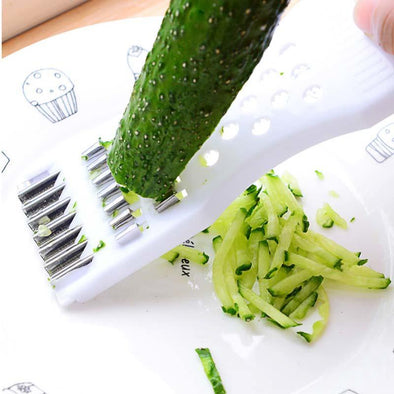 Urijk Cucumber Slicer Salad Kitchen Shredder Cheese Fruit Carrot Cutter