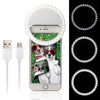 Selfie Ring Light Clip On USB Rechargeable 36 LED Camera Phone