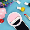 Selfie Ring Light Clip On USB Rechargeable 36 LED Camera Phone