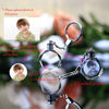 Colorful Crystal Key Chain Photo LED Light Keychain