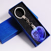 Colorful Crystal Key Chain Photo LED Light Keychain