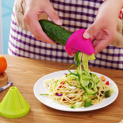 1 Pcs Vegetable Cutter Plastic Spiral Slicers